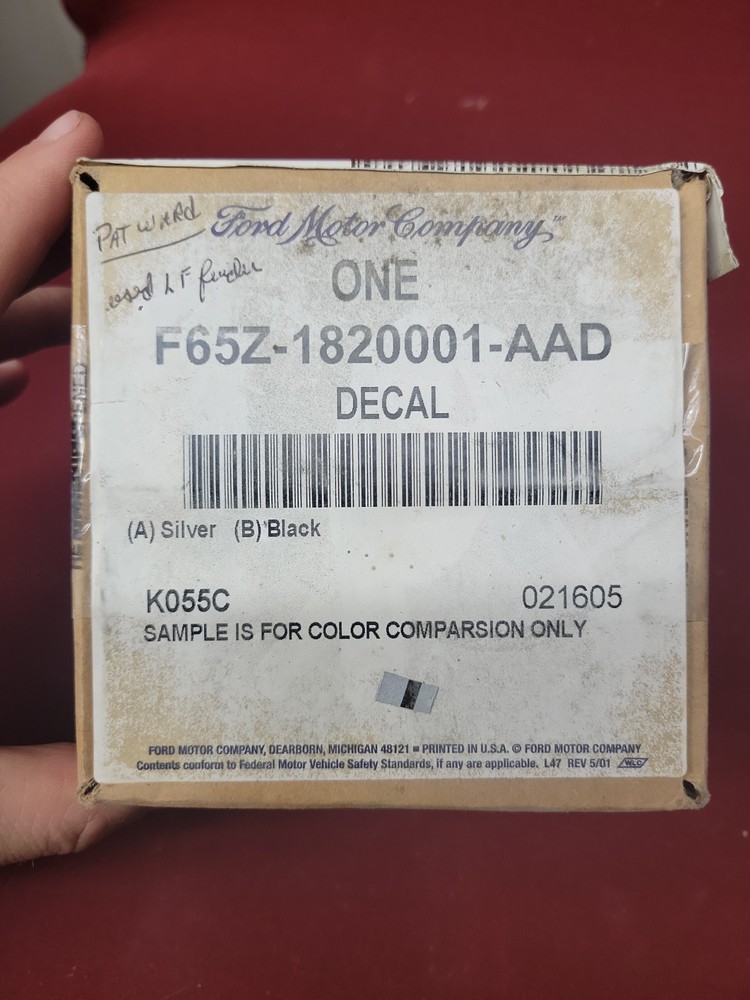 Ford F65Z-1820001-AAD F65Z1820001AAD Decal NEW NOB