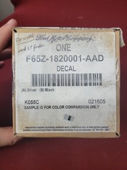 Ford F65Z-1820001-AAD F65Z1820001AAD Decal NEW NOB