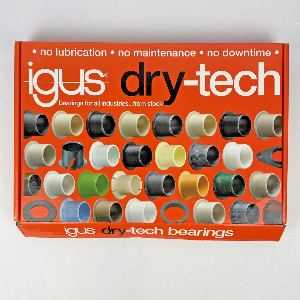 igus Iglide Sample Kit – Dry-Tech Polymer Bearings | Self-Lubricating