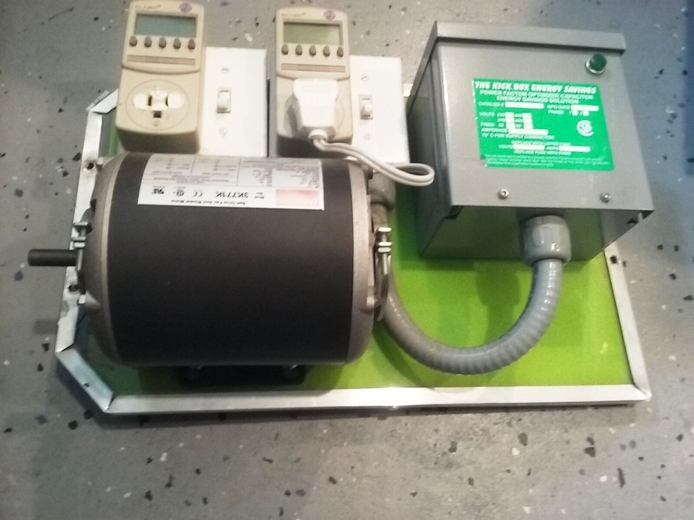 Power Factor Correction Demonstration Kit KVAR Capacitor Energy Saver Training U
