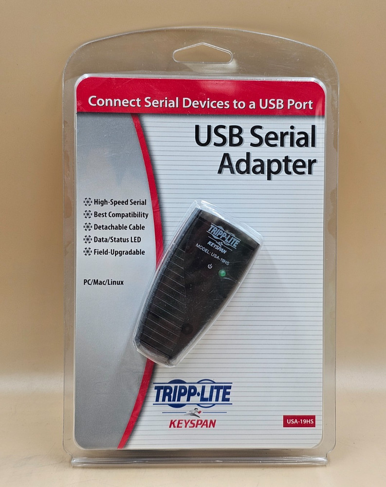 Tripp-Lite USB Serial Adapter USA-19HS