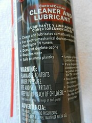 RadioShack Control/Contact Cleaner AND Lubricant 4.5oz NEW