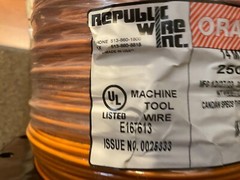 Republic Wire 14 THHN 2500′ REEL E167613 ORANGE SOLID Wire Spool