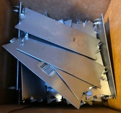 💥💥💥 50 5″ x 1.5″ Zinc Plated Steel Nail Plates