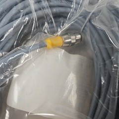 New TURCK RS 4.4T-25 Cordset U2127-24 M12 Male Straight Flying End Connector 25M