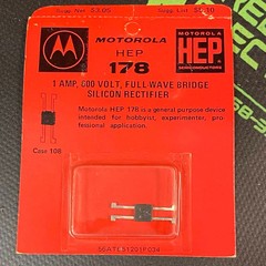 HEP178 – MOTOROLA – Bridge Rectifier, Single Phase NTE169