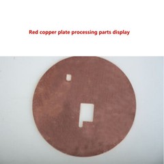 Thick 0.8~3mm H62 Solid Pure Copper Discs Round Plate Metal Sheet Dia 50mm~200mm