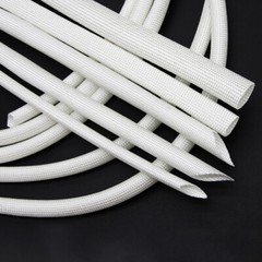 Φ1~40mm White 600°C HIGH TEMP Fiberglass Sleeving Wire Cable Insulating Tube