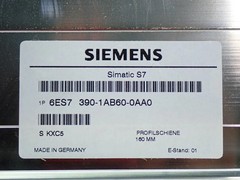 SIEMENS 6ES7390-1AB60-0AA0 SIMATIC S7-300 SERIES CONTROLLER 160MM DIN RAIL U