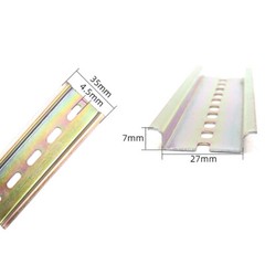 35mm DIN Rail Slotted Top Hat Length 85mm – 380mm For Circuit Breakers