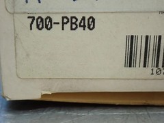 ALLEN BRADLEY 700-PB40 AUXILIARY CONTACT ADDER DECK 08250100015