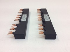 Siemens 3RV1915-2BB Busbar 9-Contacts 55mm Spacing 63A 3-Phase 690V (Lot of 2)