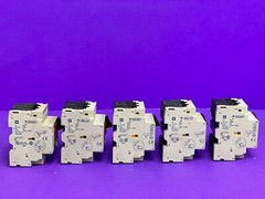 Telemecanique GV2-M07 Motor Circuit Breaker w/ GV2-AN11 Aux Contact [Lot of 5]