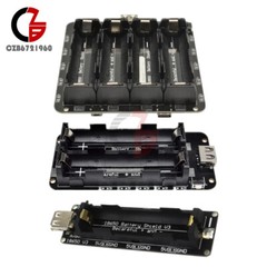 3V/5V Micro USB ESP32 1/2/4x 18650 Mobile Power Li-ion Battery Holder Shield V8