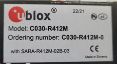 (1 PC) C030-R412M U-BLOX starter kit with SARA-R412M and ZOE-M8B