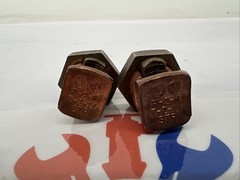 (Lot of 2) Panduit SBC2 Copper Lug Split Bolt Connector 600V, R-2-6, T-2-14, STR