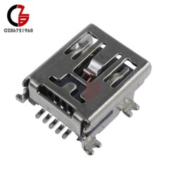 50Pcs Mini USB Type B Female SMT SMD 5-Pin Socket Jack Connector Port PCB Board
