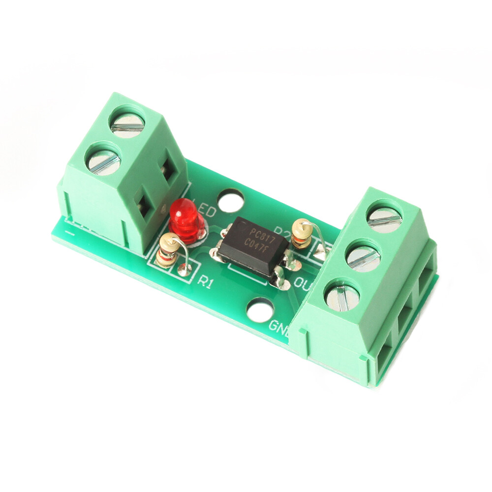 1pcs PC817 EL817 12V 80KHz 1 Chann Optocoupler Module Holder PLC Processor new