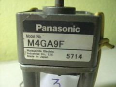 Panasonic M4GA9F Motor w/ M4RA1G4L