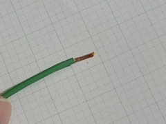 Coficab #16awg GXL SAE J1128 XLPE Automotive Lead Wire 125C UL Green /100ft