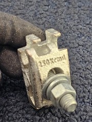 Burndy 2/0 AWG to 250 KCMIL Str, Cable Tray Grounding Clamp