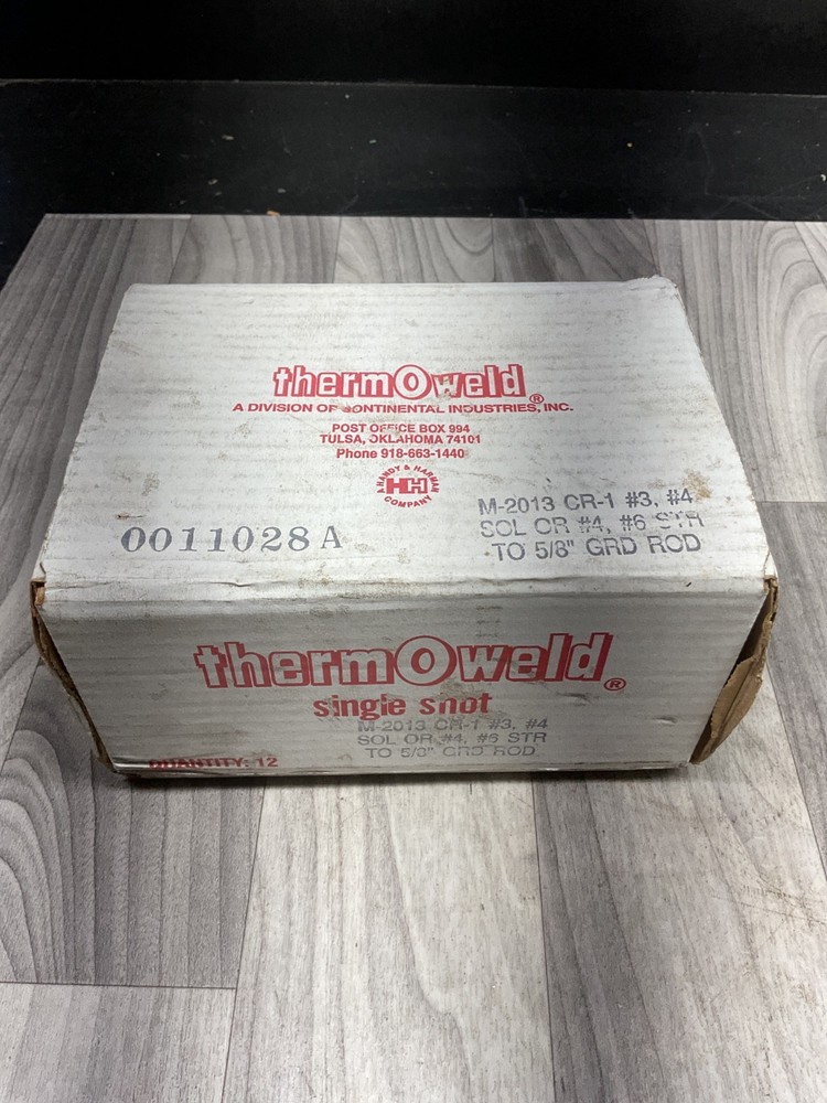 ThermOweld M-2013 CR-1 Single Shot Mold *Box of 12* #4014D109PR5SI
