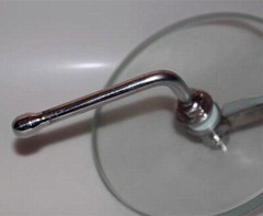 Tempered Sight Glass Sheet Observation Lens with Scraper for Chemical Pipeline
