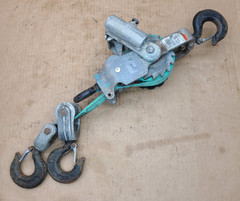 Little Mule Model 300 1,500 3,000 Pound Lineman’s Strap Ratcheting Hoist Double