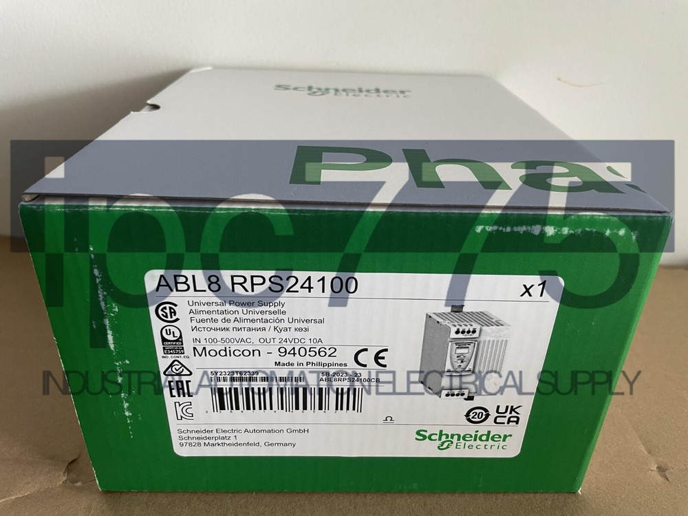 NEW SCHNEIDER ABL8RPS24100 Power Supply 10A / 1 or 2-phase 100..500V /24VDC#Y#YC