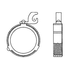SEPCO 25BI4LSS, 2″, Malleable Iron, Insulated, Threadless, Conduit Bushing, 1pc
