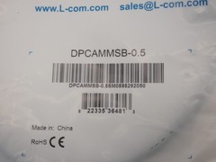 L-Com DPCAMMSB-0.5 Low Profile Cable – NEW Surplus!