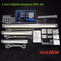 3Axis DRO + Linear Scale 100&150&150mm 5um TTL Display Kit CNC Milling Lathe