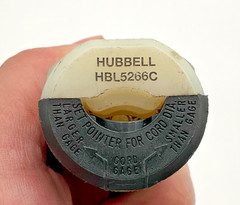 Hubbell HBL5266C 15 A Amp 125 V VAC Plug 2 P 3 W HBL (TSC)
