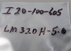 National Semiconductor LM320H-5.0 Negative Voltage Regulator