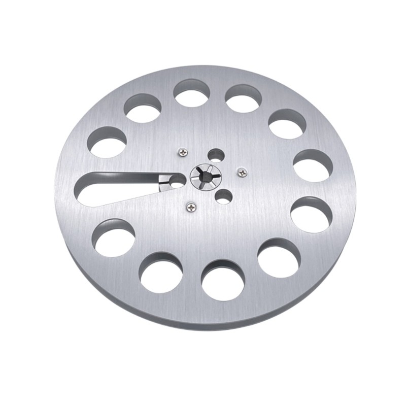 7Inch Tape Reel 12 Holes Aluminium- Empty Tape Spool Aluminum-Alloy