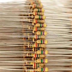 100PCS 1KΩ 1K Ohm 1/4W 0.25W 5% Carbon Film Resistors Resistance