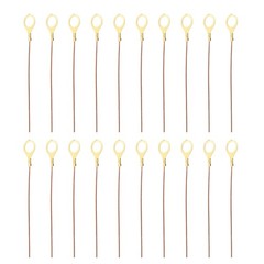 20Pcs 12 Inch Bare Copper Wire-Copper Grounding Lugs Copper Cables with Lug