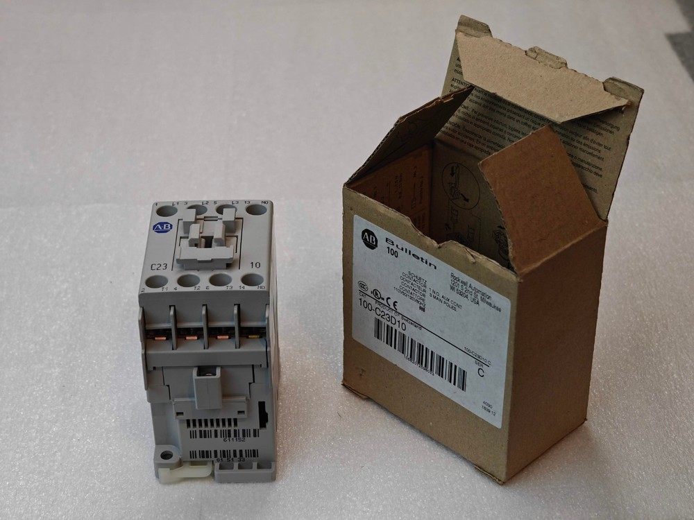 Allen Bradley, IEC Contactor, 120 VAC, 100-C23D10, 100-C23*10, New in Box, NIBOp