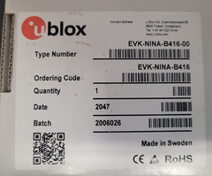 (1 PC) EVK-NINA-B416 U-BLOX with u-connect internal PCB antenna &UFL