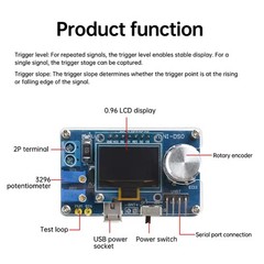 Mini Digital Oscilloscope Electronic DIY Kit STC DIY Soldering Practice Project