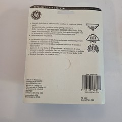 GE 25W Amber Decorative Flame Shape Bulbs Medium Base Lot of 4~ New Old Stock