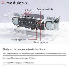 DIY Bluetooth Speaker Kit LED Music Spectrum Electronic Soldering Electronic Kit