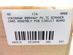 YOKOGAWA B9544WY MV.TC SCANNER CARD ASSEMBLY PCB CIRCUIT BOARD ***NIB***