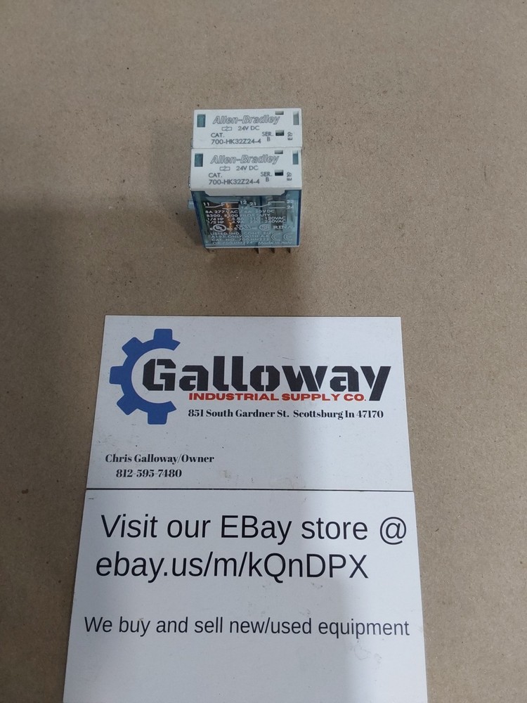 2pcs 700-HK32Z24-4 line Relay, 24V DC, Standard Contacts, (DPDT)8A
