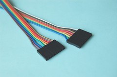 20 Pcs 20cm ( 7.9″ ) Length Dupont Wire Cable 8p 8p Pin Header 2.54mm Pitch