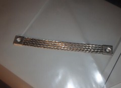 Earth Strap, Battery Lead, Cable, Flexible Tinned Copper Braided Connector 6.5″