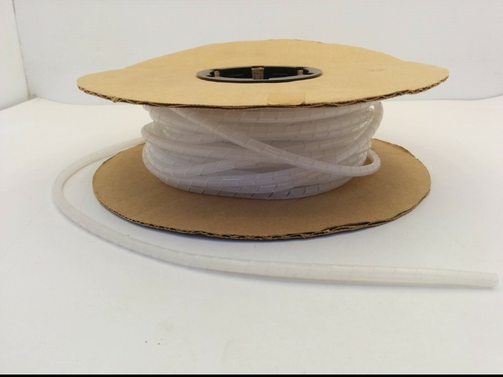 PANDUIT T25F-C SPIRAL WRAP, .25″ OD APPROX 81′, COLOR: NATURAL, POLYETHYLENE NIB