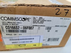 Commscope Systimax Copper Cat 6 Commercial Patch Cord CO166S2-06f007 7FT Red Dia