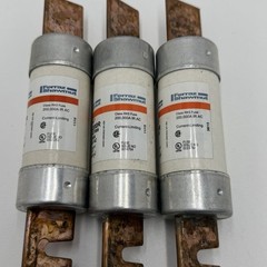 Lot of 3 Ferraz Shawmut Mersen TR200R 200A 250V Class RK5 Time Delay Fuses