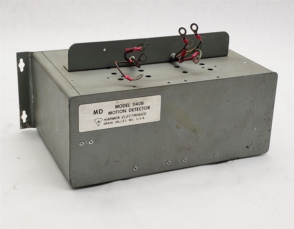 Harmon Electronics 1140B MD Railroad Crossing Motion Detector w/Cards Vintage